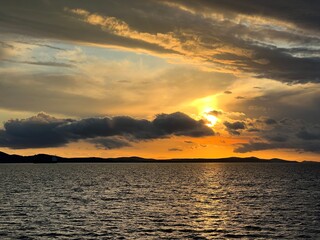 Famous Zadar romantic sunset (Zadar, Croatia) - Berühmter romantischer Sonnenuntergang in Zadar (Zadar, Kroatien) - Čuveni zadarski romantični zalazak sunca (Zadar, Hrvatska)