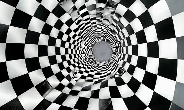 Optical abstraction with visual perception, illusory effects, and the manipulation of optical illusions.