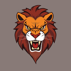 lion head mascot
