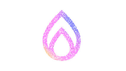 Icon burn is made up of LED square shapes. There are bright diodes and there are black dead diodes