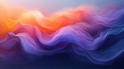 Obraz premium Abstract Colorful Swirling Waves