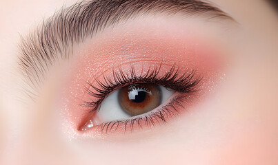 Obraz premium Elegant High-Fashion Beauty Portraits with Radiant Skin, Glamorous Makeup, and Luxurious Skincare Glow.