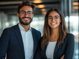 Professional Business Meeting in Modern Office