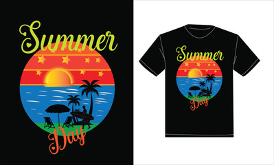 Summer t-shirt design