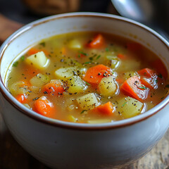 vegetable soup with meat
