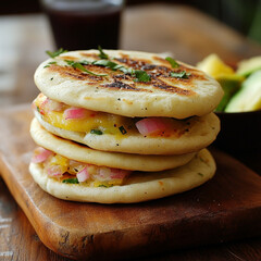 stack of pancakes on a plate