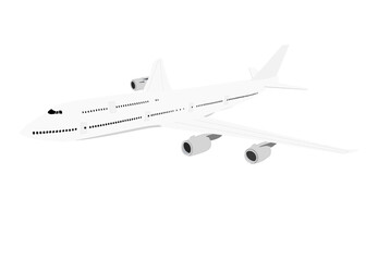 commercial airplane in the air, pessenger plane in the sky 