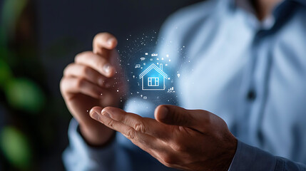 Fototapeta premium Harness the power of smart home assistants to control your iot devices effortlessly