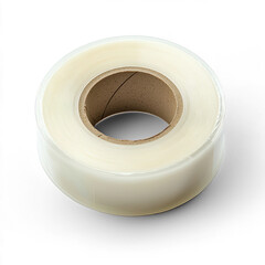 Roll of clear adhesive tape. isolated on transparent background