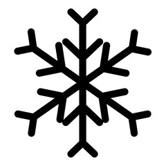 christmas snowflake icon