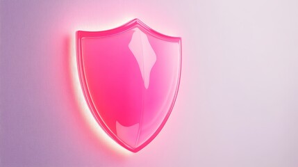 Bold 3D Shield Icon with Vibrant Colors