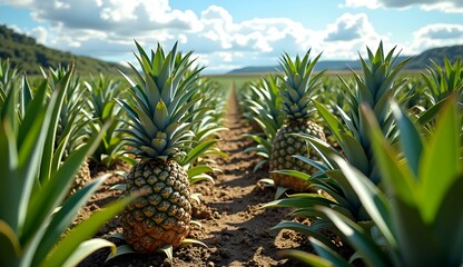 pineapple plantation 