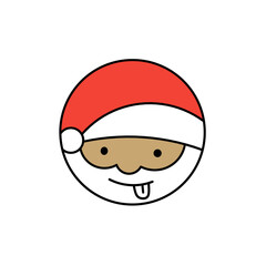 emoticon set of santa claus