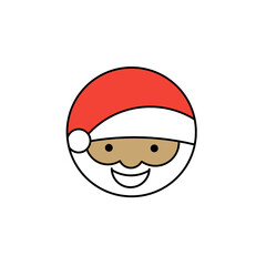 emoticon set of santa claus