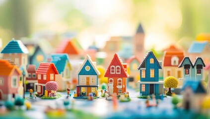 Colorful Miniature Village