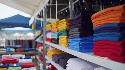 Express laundry for events in Brazil, fresh linens delivered for special occasions, organized and vibrant.