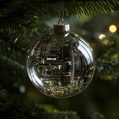 Circuitry Christmas Ornament