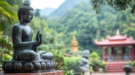 Obraz premium Holistic daily wellness in Malaysia, balanced practices integrating mind and body, structured and calm.