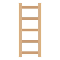 Illustration of Ladder Flat Icon