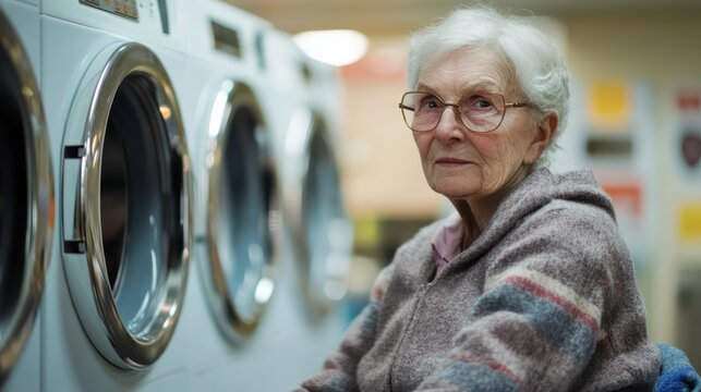 Senior-friendly laundry subscription in Sweden, convenient and reliable service for elderly clients.