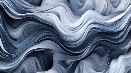 Obraz premium Fluid, clean wave design with seamless curves in soft