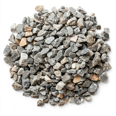 Lightweight aggregate showing its texture. isolated on transparent background