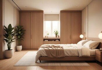 Fototapeta premium interior of a bedroom