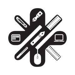 Minimalist Icon Design Collection for Digital Interfaces