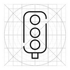 transportation line icon