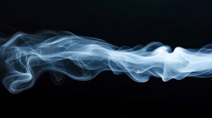 Fototapeta premium white smoke black backround