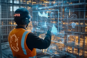 Futuristic Control Room: Cutting-Edge Technology in Action