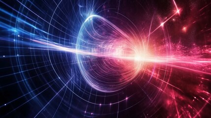 Fototapeta premium energy that exists even in a vacuum, energy background, illustration of energy