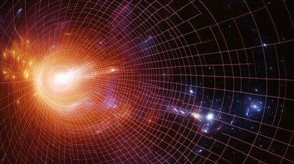 Obraz premium energy that exists even in a vacuum, energy background, illustration of energy