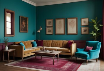Fototapeta premium living room interior 
