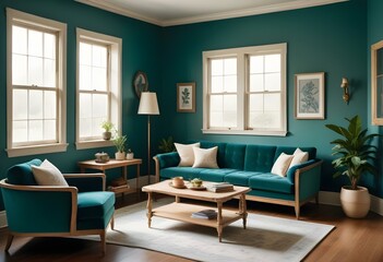 Fototapeta premium living room interior 