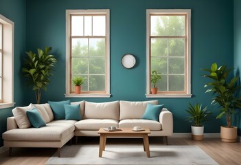 Fototapeta premium living room interior 