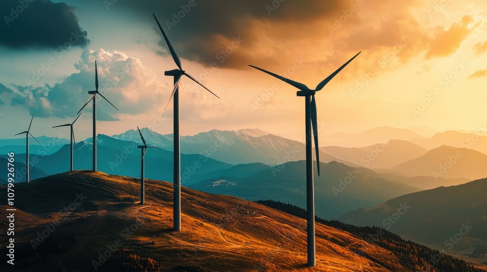 Poster implementing massive energy storage systems with renewables mountains article outdoor environmental 