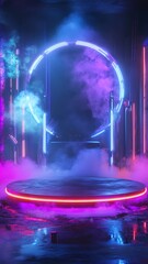 Neon Lighting Technology Booth
