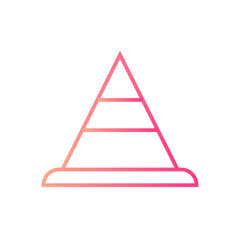cone gradient icon