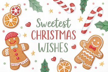 Fototapeta premium Christmas card with 