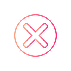 Obraz premium decline gradient icon