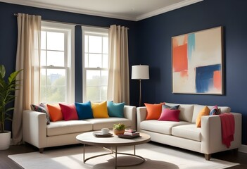 Fototapeta premium living room interior 