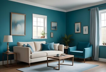 Fototapeta premium living room interior 