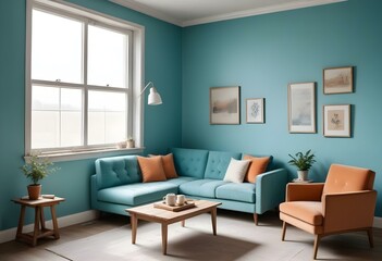 Fototapeta premium living room interior 