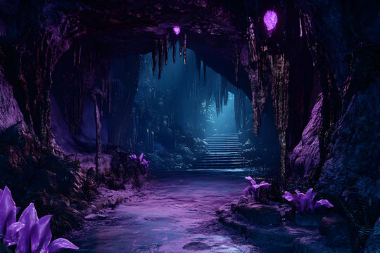 Cave background discount