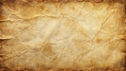 A Wrinkled, Aged, and Worn Textured Sheet of Paper, Perfect for Vintage Backgrounds or Design Projects