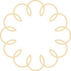 Fototapeta premium Arabic Golden Ornament