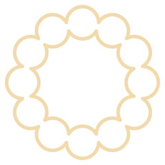 Arabic Golden Ornament