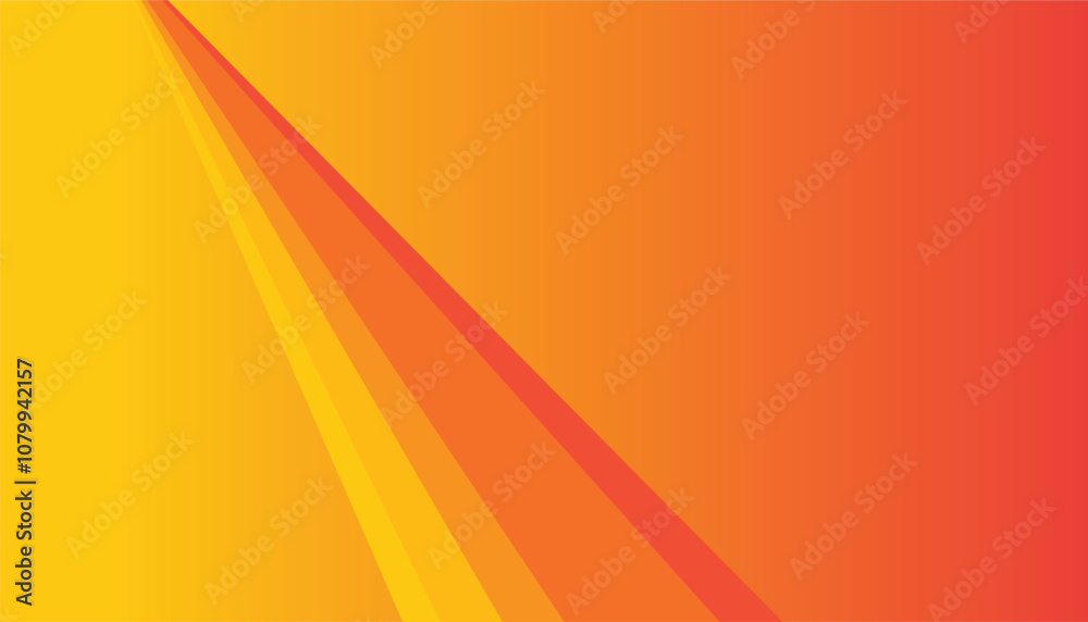 Poster abstract background vector design. banner design. paper cut warm tone. orange color background with 