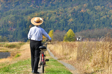 山里の田舎道